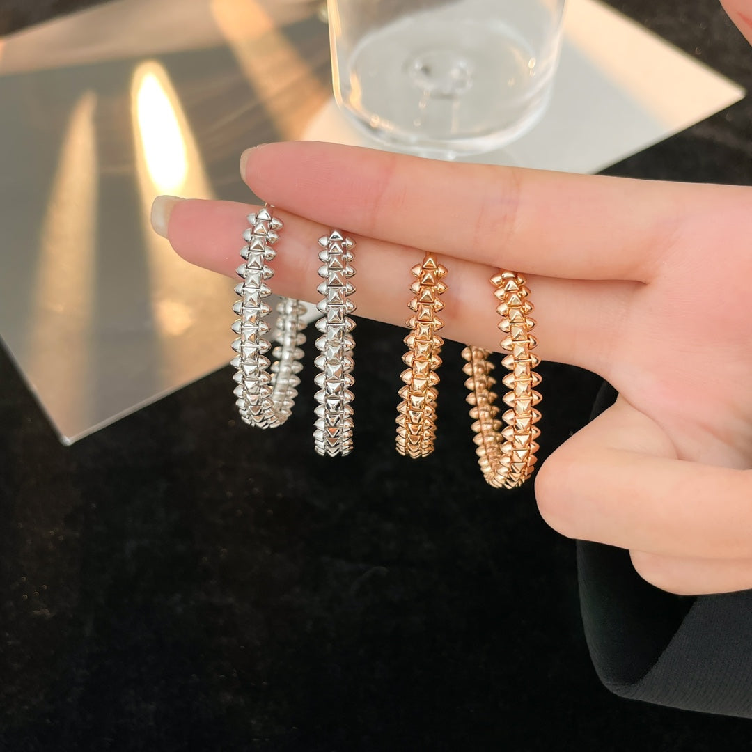 [Super CiCi ]CLASH HOOP EARRINGS