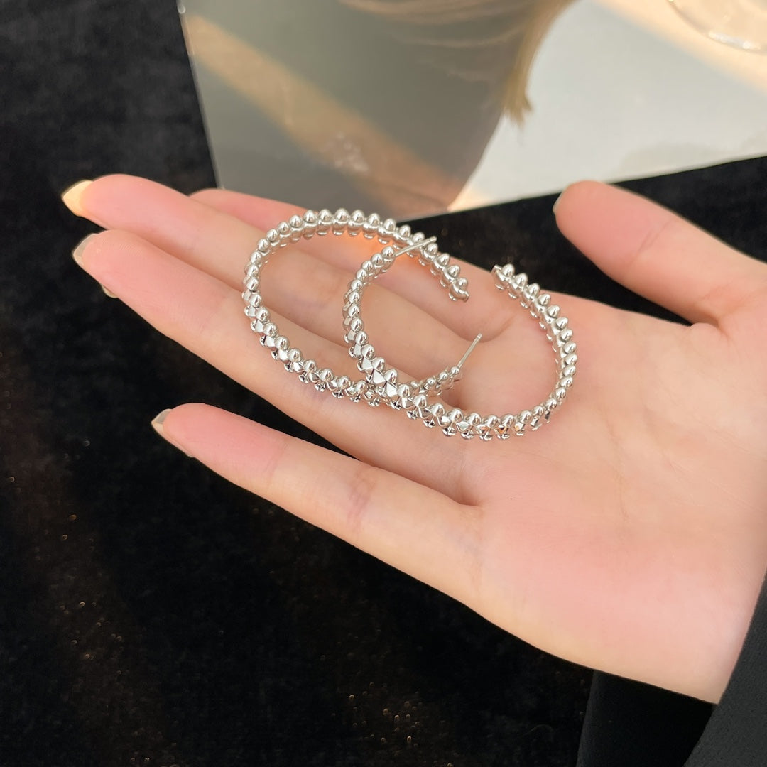 [Super CiCi ]CLASH HOOP EARRINGS