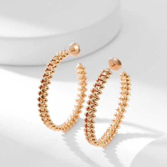 [Super CiCi ]CLASH HOOP EARRINGS