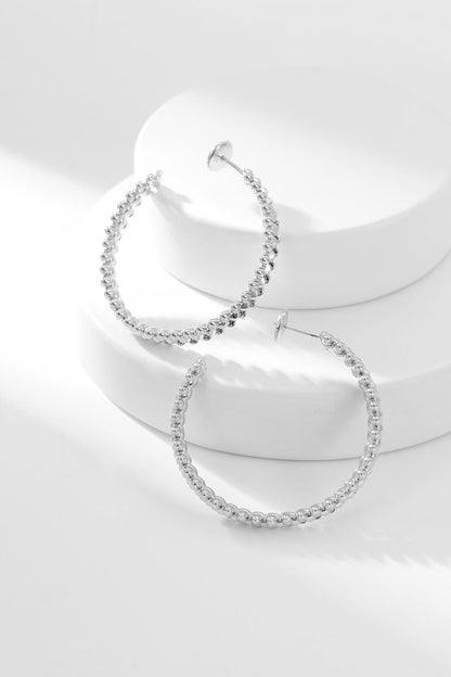 [Super CiCi ]CLASH HOOP EARRINGS