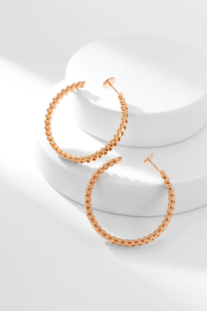 [Super CiCi ]CLASH HOOP EARRINGS