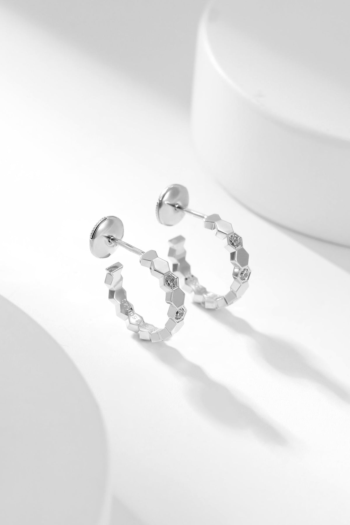 [Super CiCi ]BEE LOVE DIAMOND HOOP EARRINGS