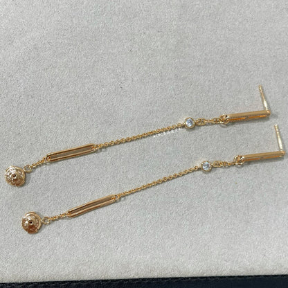 [Super CiCi ]CHAINE CHAOS DIAMOND DROP EARRINGS