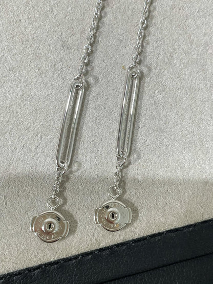 [Super CiCi ]CHAINE CHAOS DIAMOND DROP EARRINGS