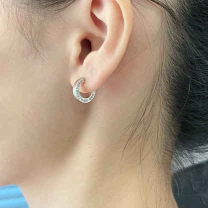 [Super CiCi ]LOVE DIAMOND EARRINGS