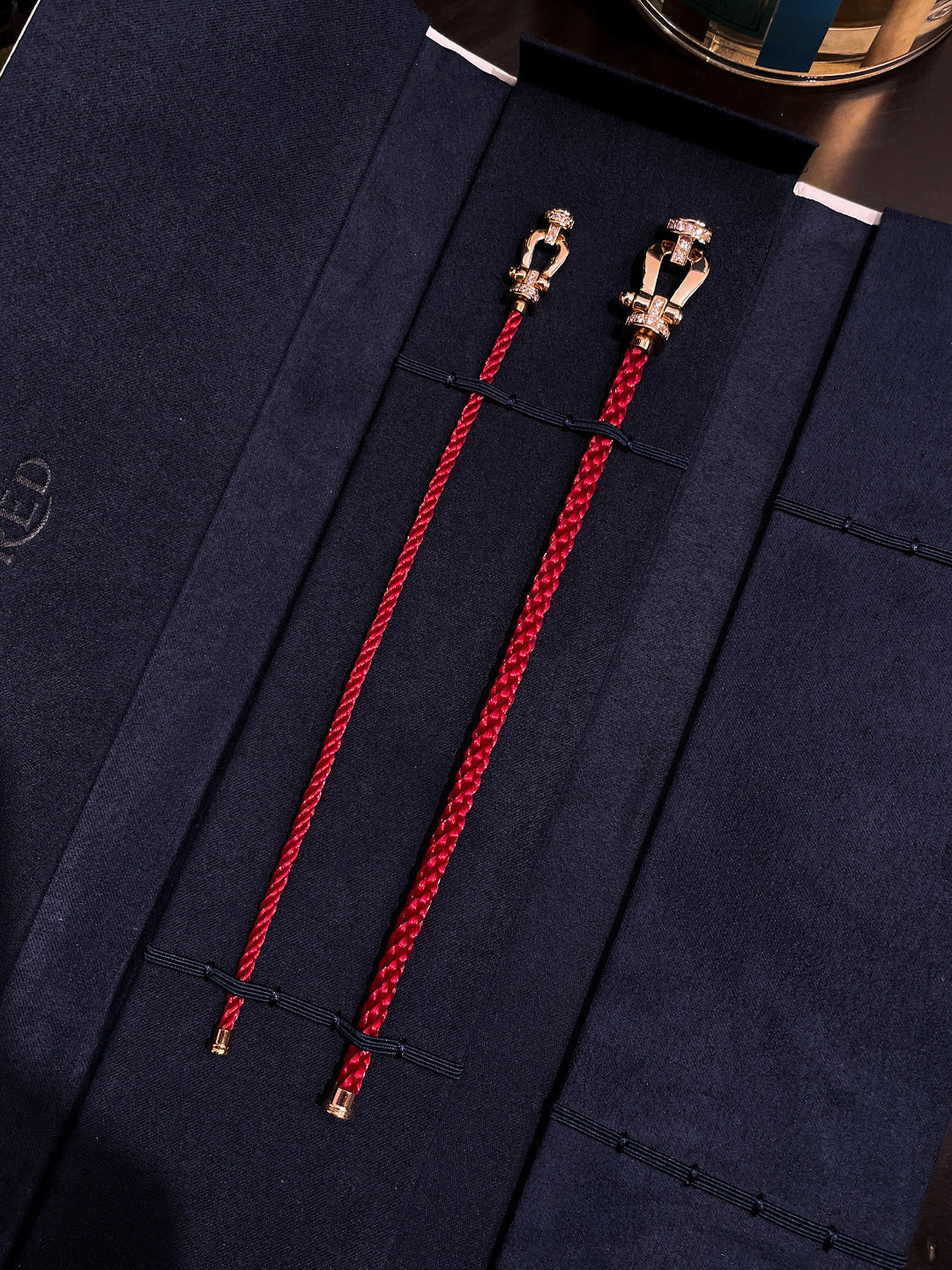 [Super CiCi ]FORCE 10 HALF DIAMOND PINK GOLD RED CORDERI LARGE AND MEDIUM MODEL