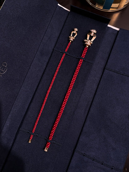 [Super CiCi ]FORCE 10 HALF DIAMOND PINK GOLD RED CORDERI LARGE AND MEDIUM MODEL