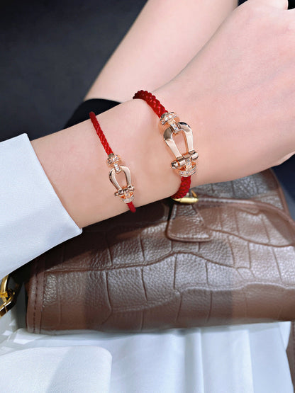 [Super CiCi ]FORCE 10 HALF DIAMOND PINK GOLD RED CORDERI LARGE AND MEDIUM MODEL