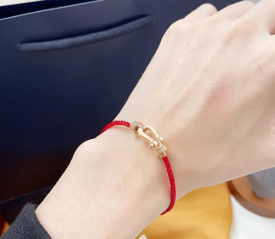 [Super CiCi ]FORCE 10 HALF DIAMOND PINK GOLD RED CORDERI LARGE AND MEDIUM MODEL