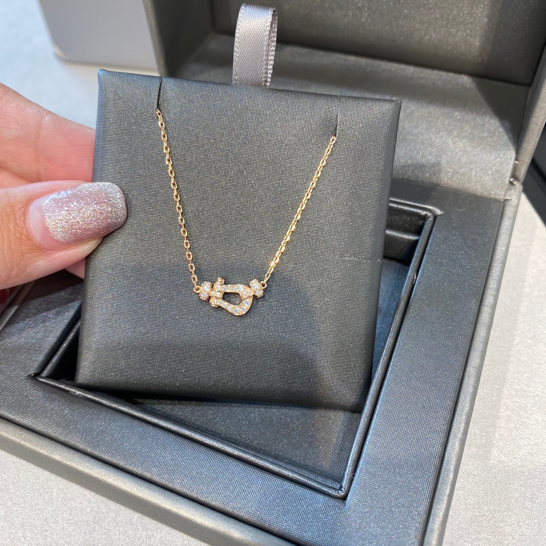 [Super CiCi ]FORCE 10 DIAMOND PINK GOLD NECKLACE MINI MODEL