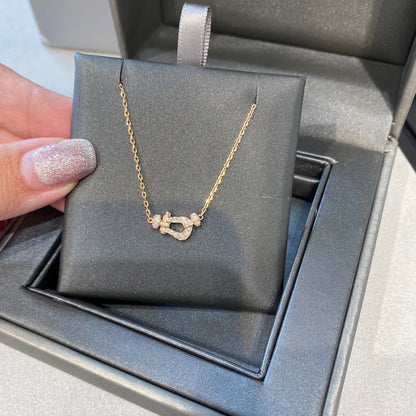 [Super CiCi ]FORCE 10 DIAMOND PINK GOLD NECKLACE MINI MODEL