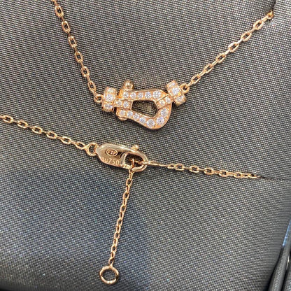 [Super CiCi ]FORCE 10 DIAMOND PINK GOLD NECKLACE MINI MODEL