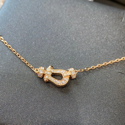 [Super CiCi ]FORCE 10 DIAMOND PINK GOLD NECKLACE MINI MODEL