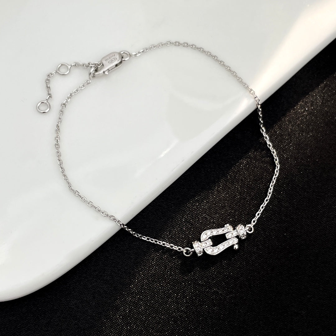 [Super CiCi ]FORCE 10 FULL DIAMOND BUCKLE CHAIN LINK MINI MODEL