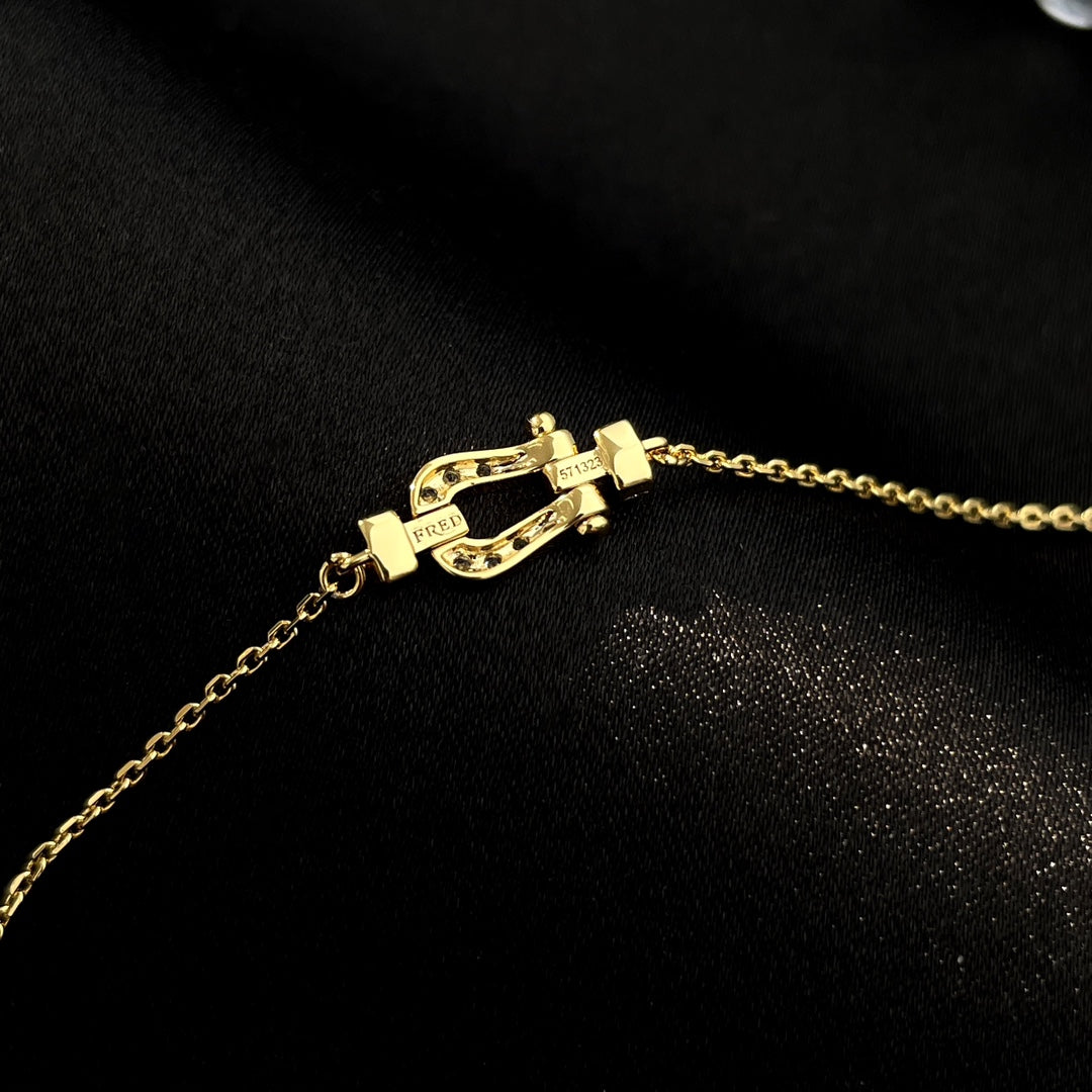 [Super CiCi ]FORCE 10 FULL DIAMOND BUCKLE CHAIN LINK MINI MODEL