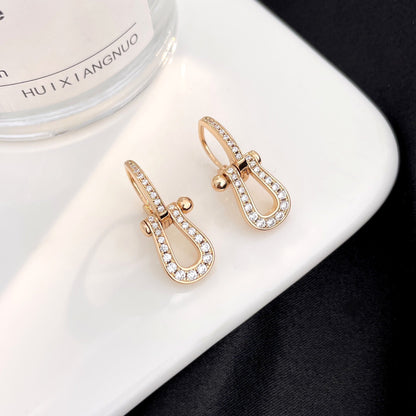 [Super CiCi ]FORCE 10 FULL DIAMOND DROP EARRINGS MEDIUM MODEL