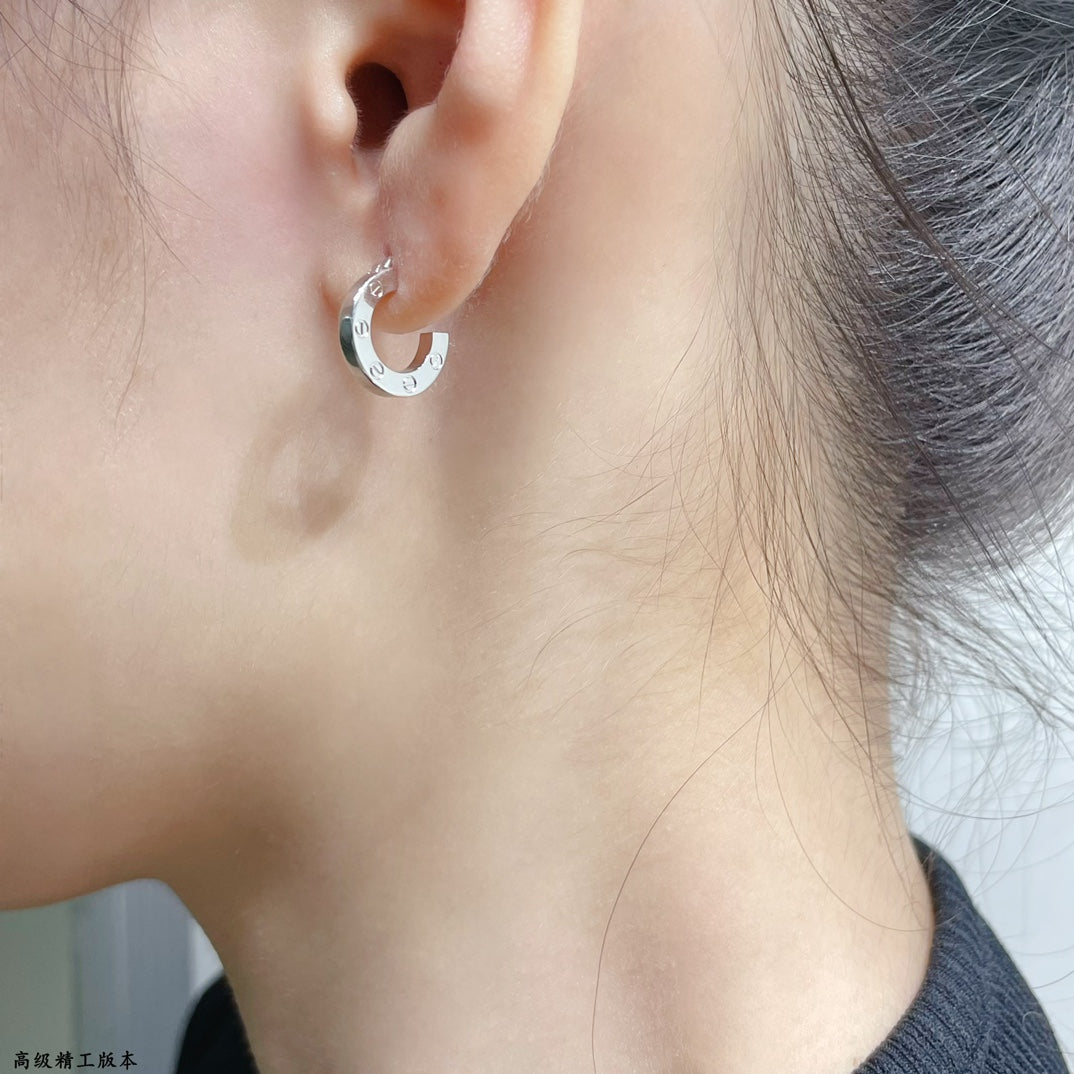 [Super CiCi ]LOVE MINI EARRINGS