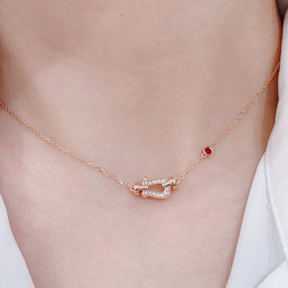 [Super CiCi ]FORCE 10 DIAMOND PINK GOLD NECKLACE