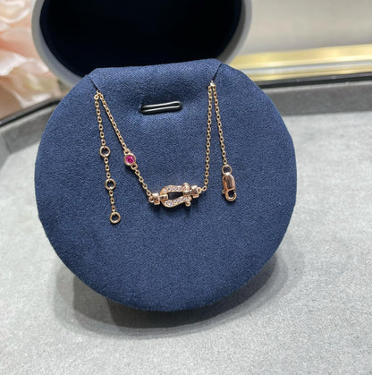 [Super CiCi ]FORCE 10 DIAMOND CHAIN LINK PINK GOLD BRACELET