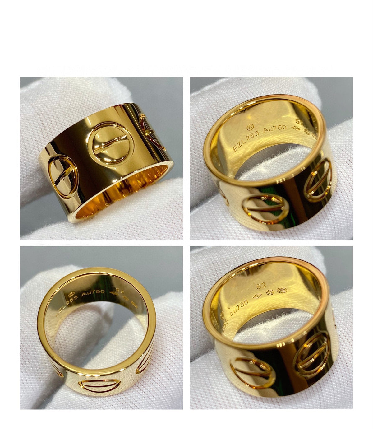 [Super CiCi ]LOVE 11MM LARGE RING