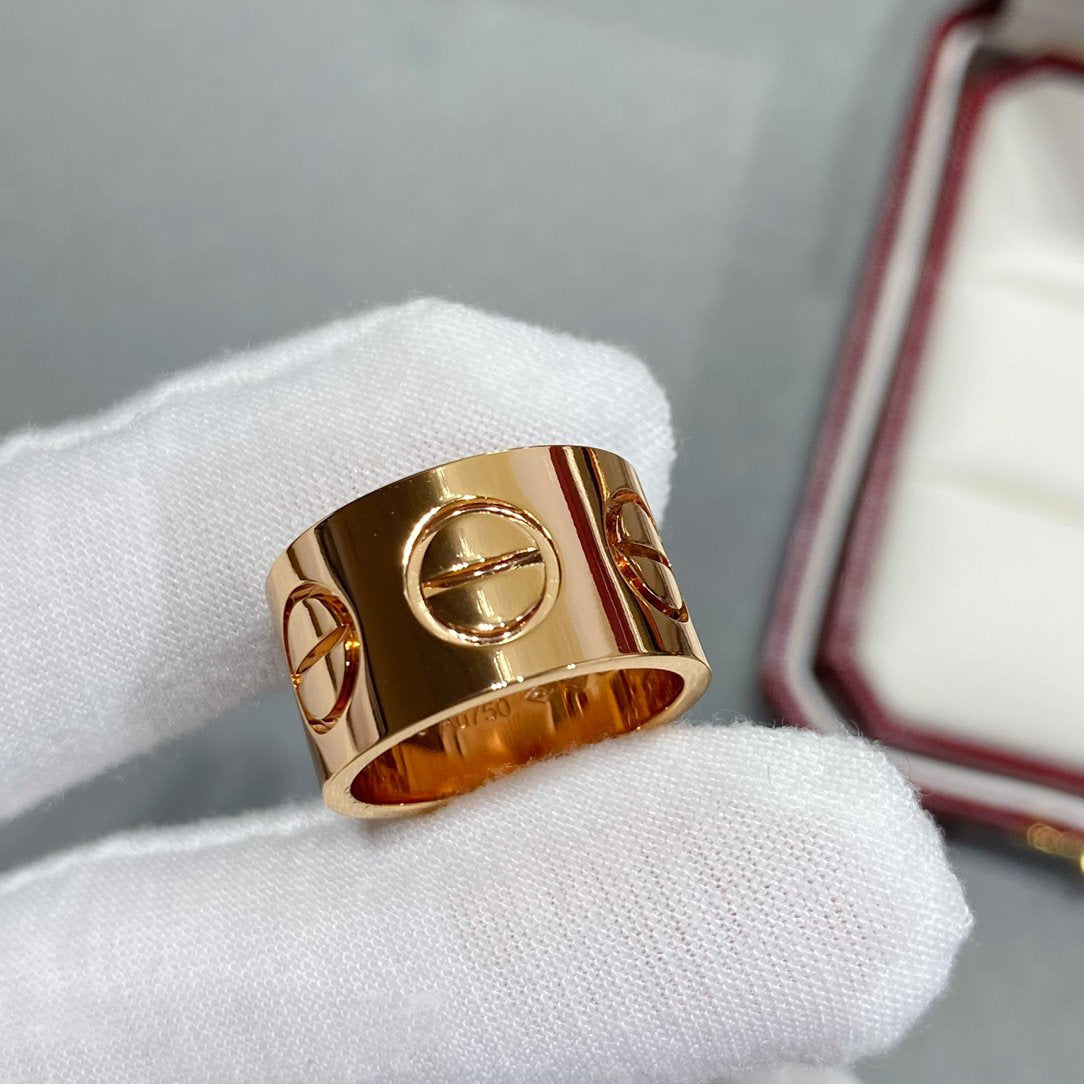 [Super CiCi ]LOVE 11MM LARGE RING