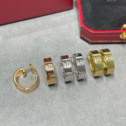 [Super CiCi ]LOVE 5.5MM EARRINGS