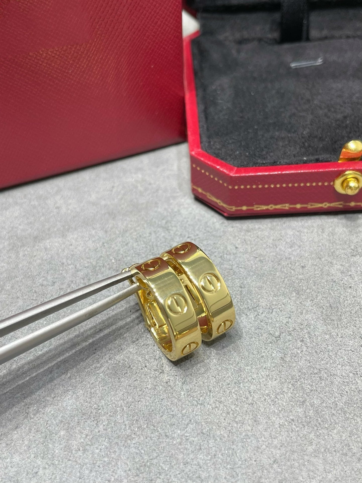 [Super CiCi ]LOVE 5.5MM EARRINGS