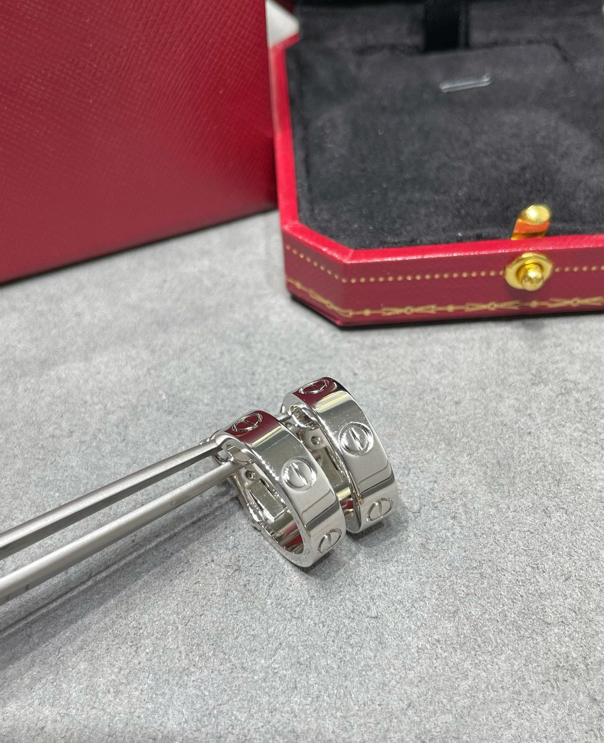 [Super CiCi ]LOVE 5.5MM EARRINGS