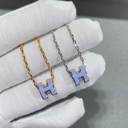 [Super CiCi ]MINI POP H NECKLACE