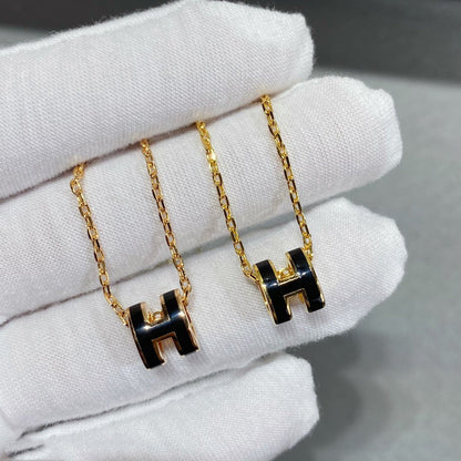 [Super CiCi ]MINI POP H NECKLACE