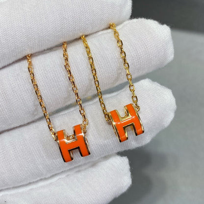 [Super CiCi ]MINI POP H NECKLACE