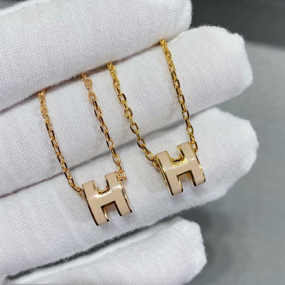 [Super CiCi ]MINI POP H NECKLACE