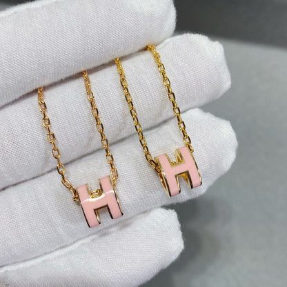 [Super CiCi ]MINI POP H NECKLACE