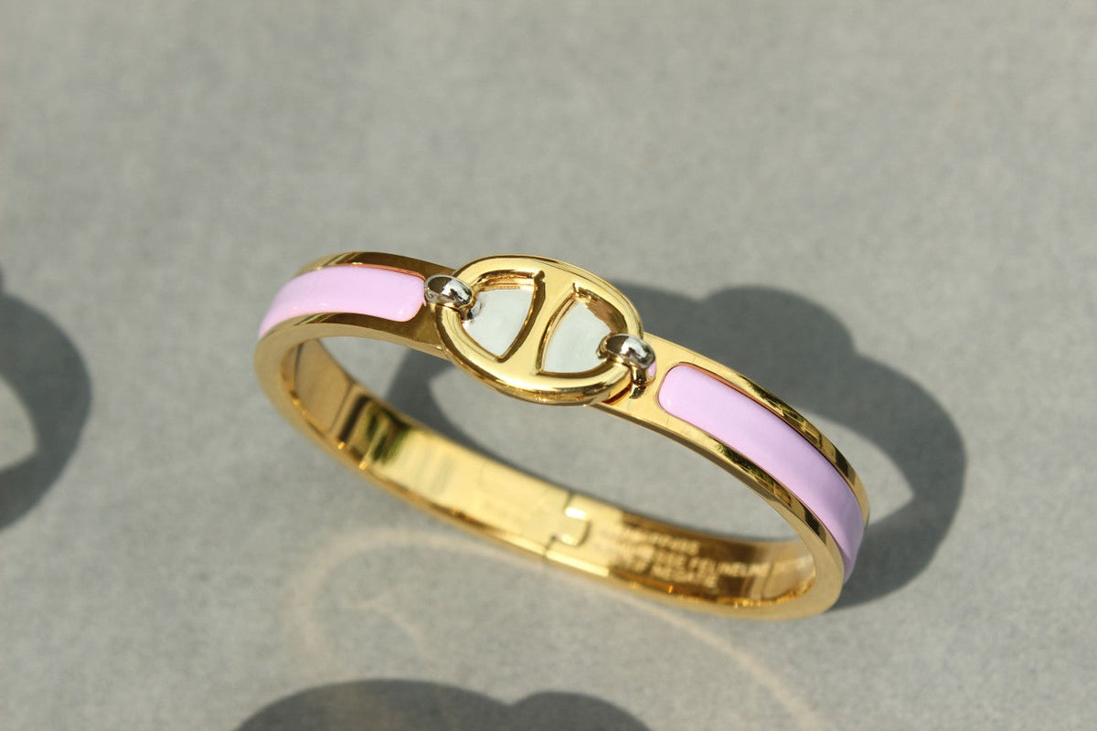 [Super CiCi ]CLIC CHAINE GOLD BRACELET