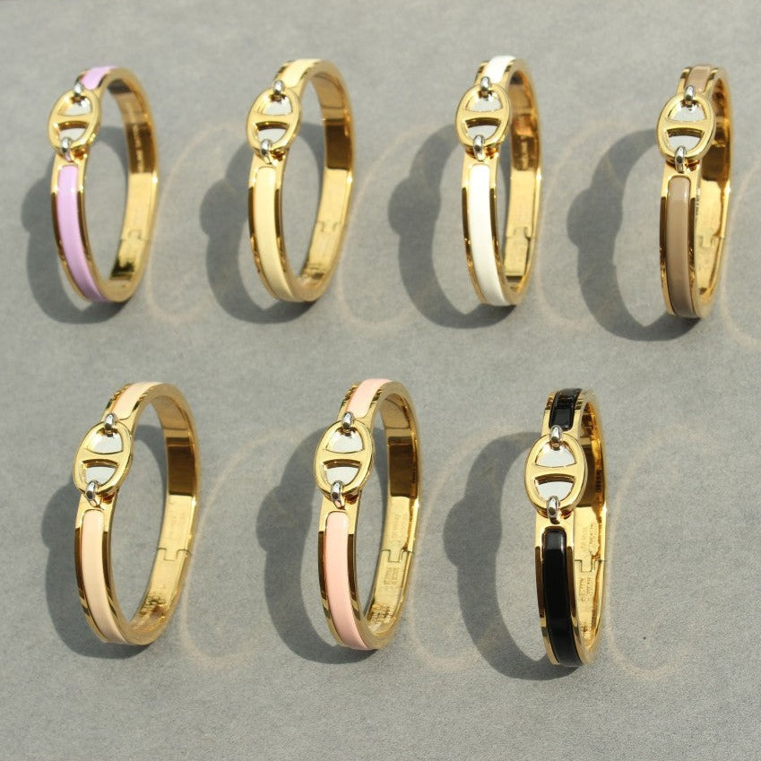 [Super CiCi ]CLIC CHAINE GOLD BRACELET