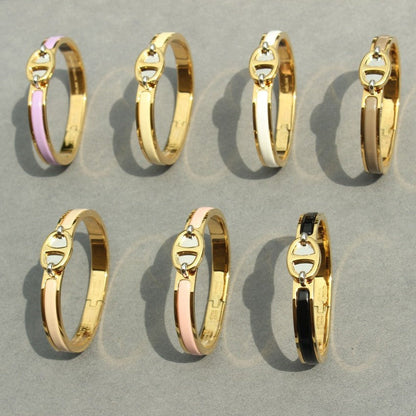 [Super CiCi ]CLIC CHAINE GOLD BRACELET