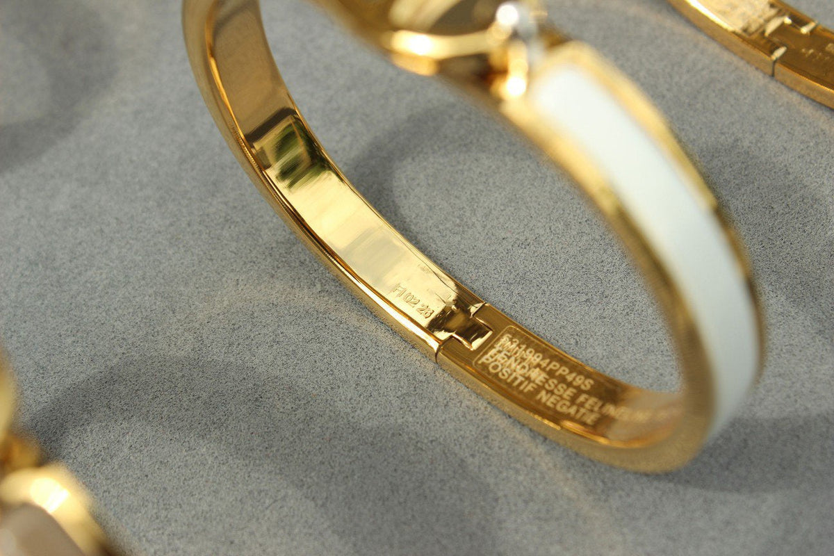 [Super CiCi ]CLIC CHAINE GOLD BRACELET