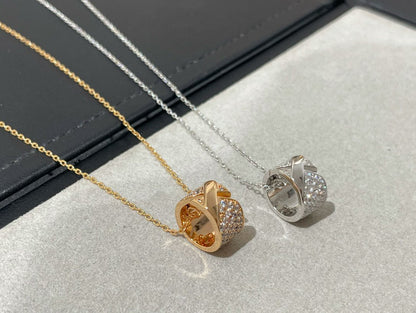 [Super CiCi ]LIENS EVIDENCE DIAMOND PAVED NECKLACE