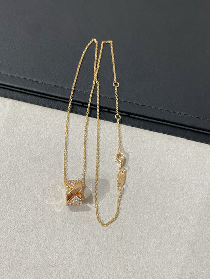 [Super CiCi ]LIENS EVIDENCE DIAMOND PAVED NECKLACE