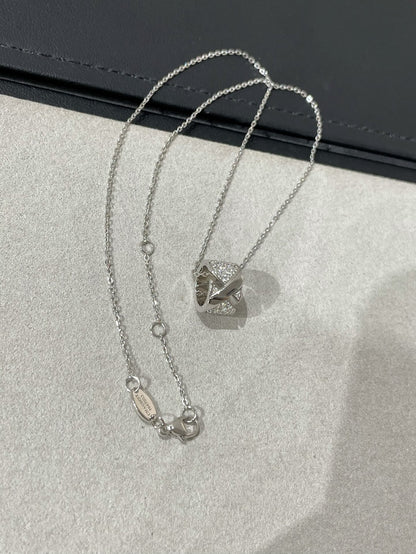 [Super CiCi ]LIENS EVIDENCE DIAMOND PAVED NECKLACE