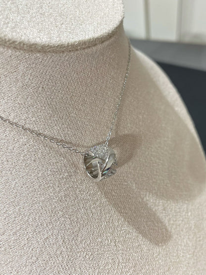 [Super CiCi ]LIENS EVIDENCE DIAMOND PAVED NECKLACE