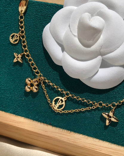 [Super CiCi ]BLOOMING PINK GOLD MOP BRACELET