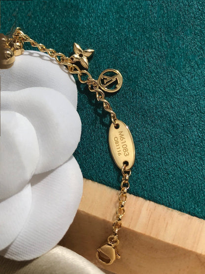 [Super CiCi ]BLOOMING PINK GOLD MOP BRACELET
