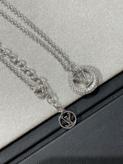 [Super CiCi ]BY NIGHT DIAMOND PAVED NECKLACE