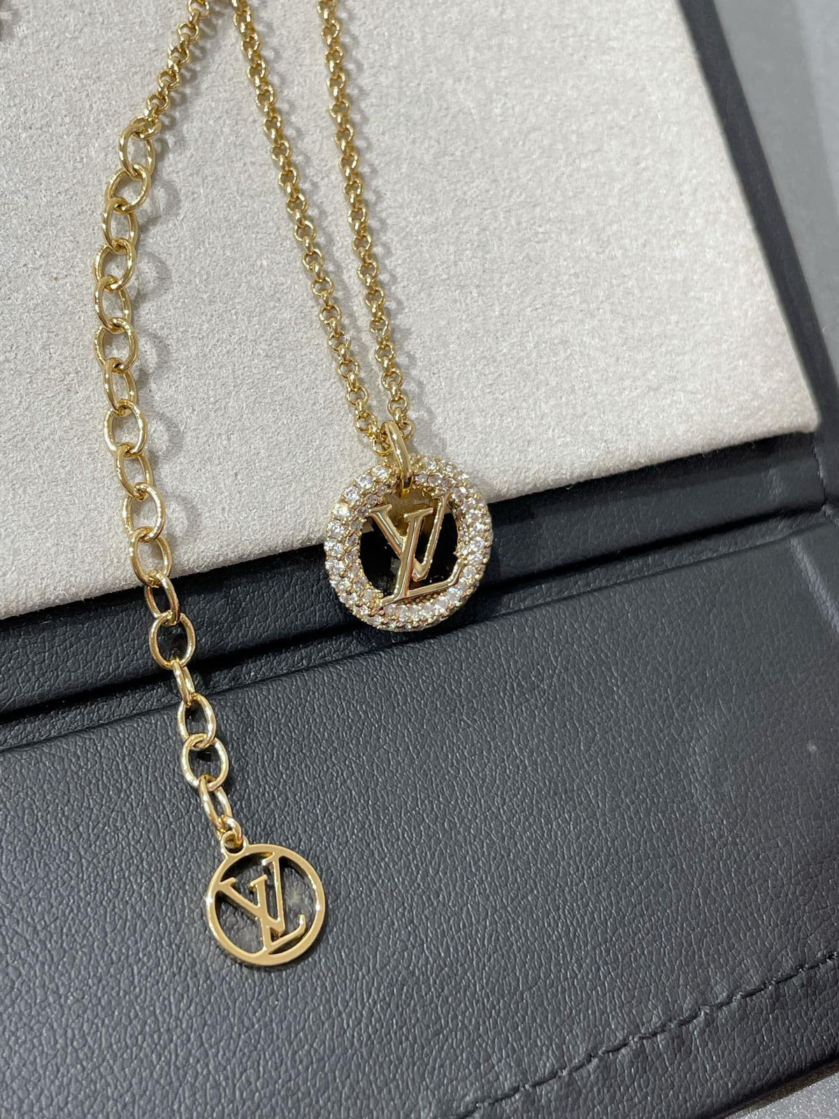 [Super CiCi ]BY NIGHT DIAMOND PAVED NECKLACE