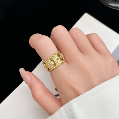 [Super CiCi ]PERLEE DIAMOND LARGE RING