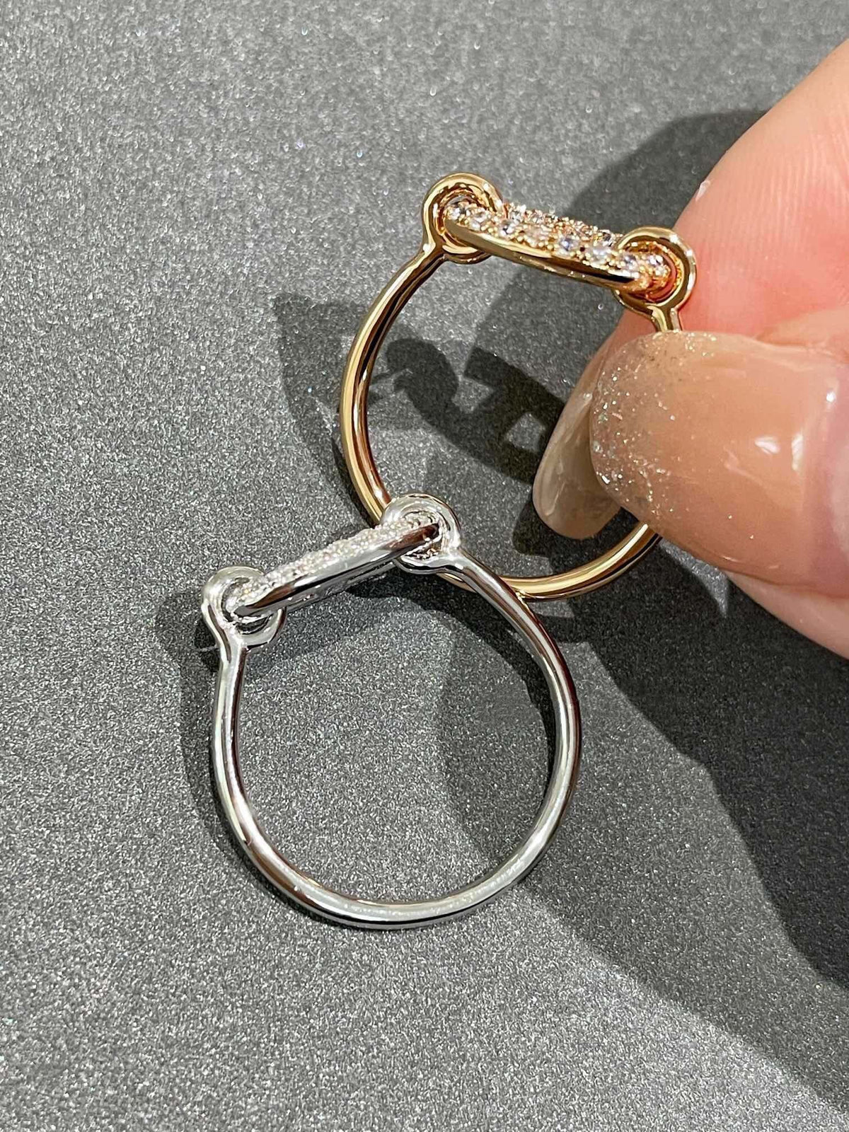 [Super CiCi ]RONDE SMALL DIAMOND RING