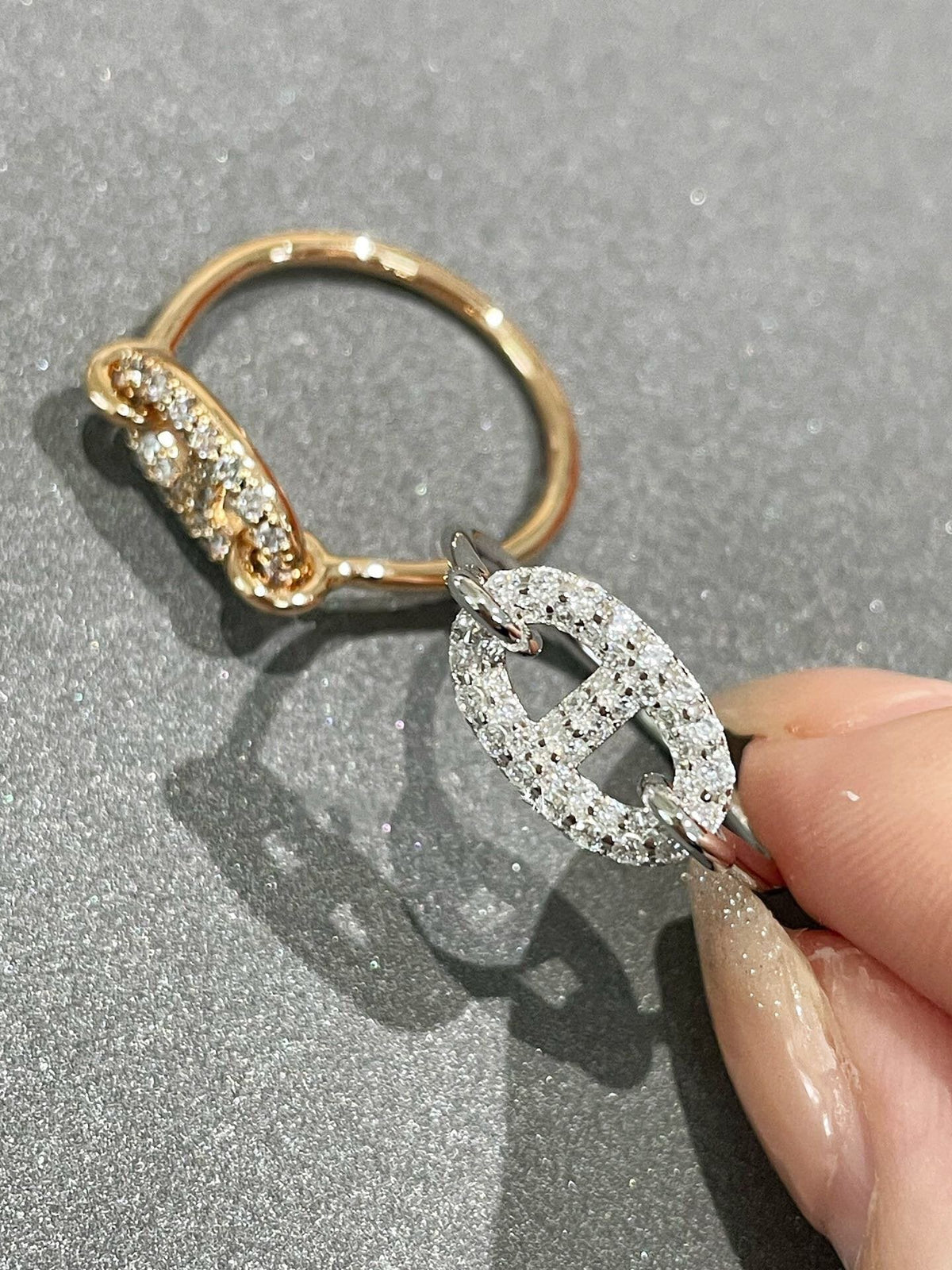 [Super CiCi ]RONDE SMALL DIAMOND RING