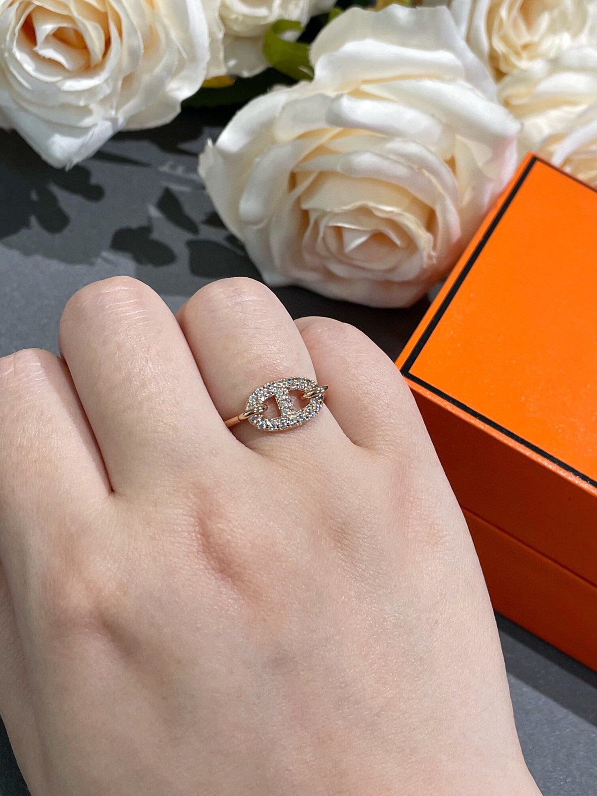 [Super CiCi ]RONDE SMALL DIAMOND RING