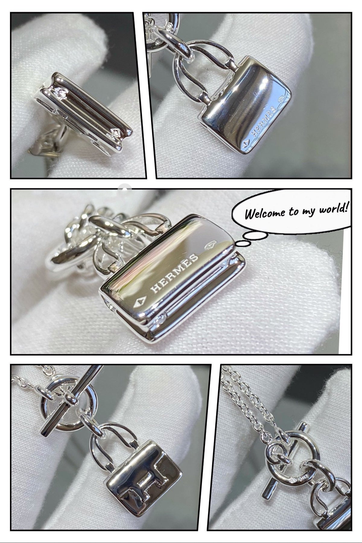 [Super CiCi ]CONSTANCE PEDANT SILVER NECKLACE